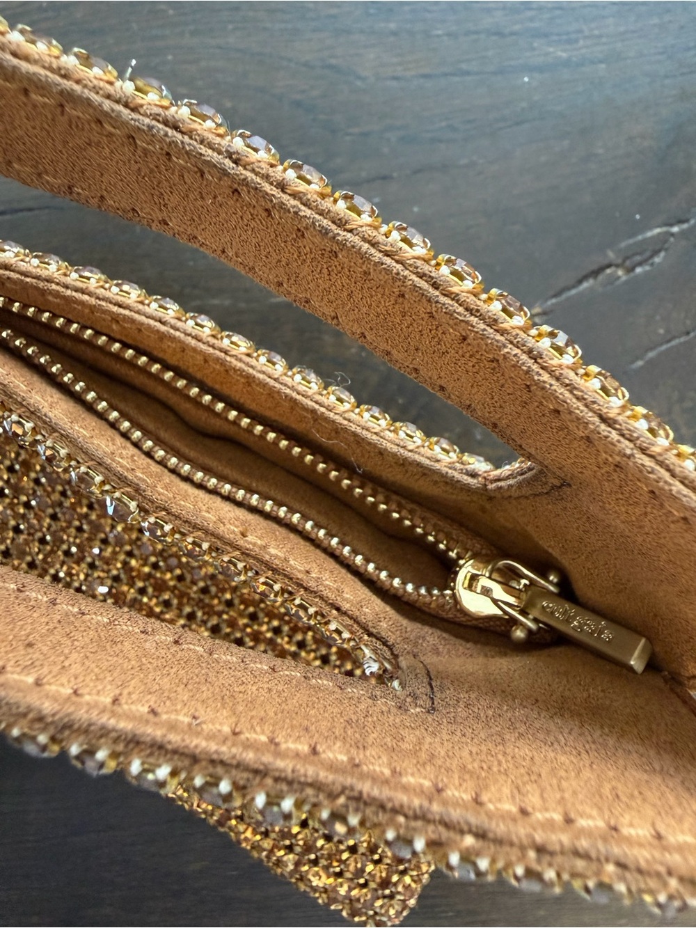 Cult Gaia Lucinda Top Handle Clutch in Gold - Picture 4 of 6